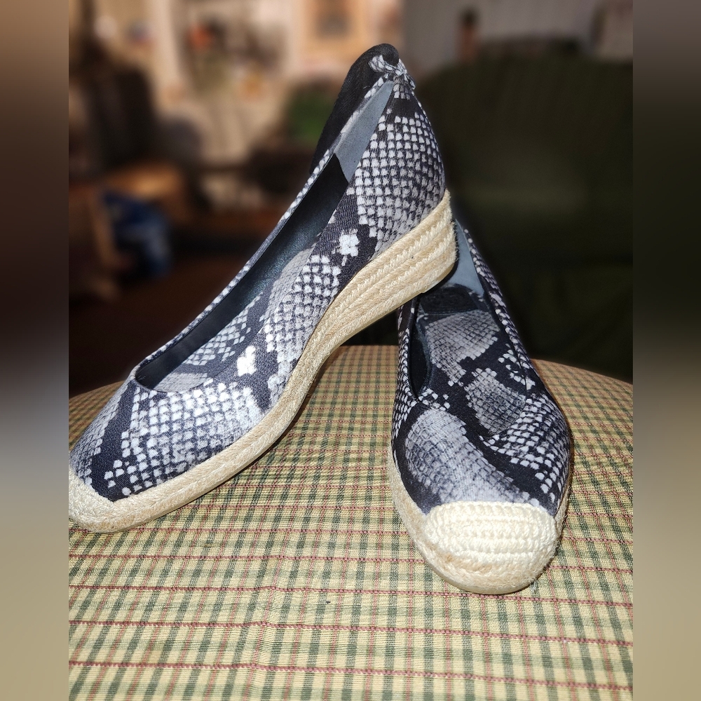 Tory Burch heather Ankle Tie 40 mm wedge espadrilles